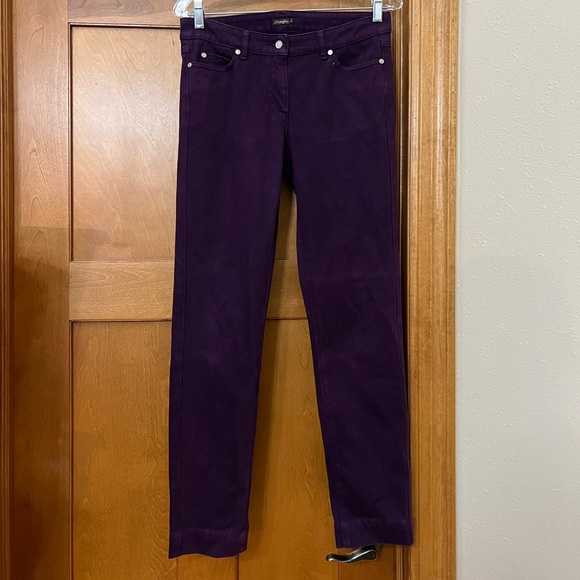J. McLaughlin Jeans J Mclaughlin Purple Jeans Straight Leg Size 2